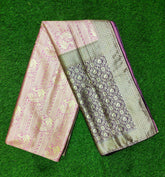 Kavvya Soft & Lightweight Pink Weaving Silk Saree - KAVVYA